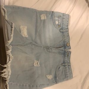 Forever 21 girls denim skirt